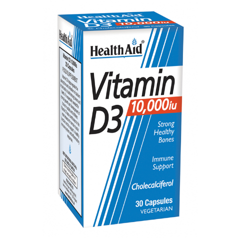 HEALTH AID VITAMIN D3 10,000IU