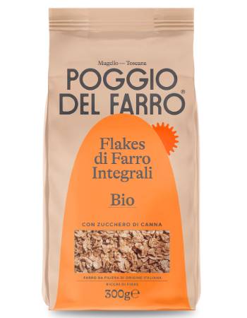 POGGIO DEL FARRO WHOLEMEAL SPELT FLAKES 300G