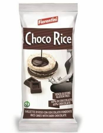 FIORENTINI RICE CAKES DARK CHOCOLATE 100G