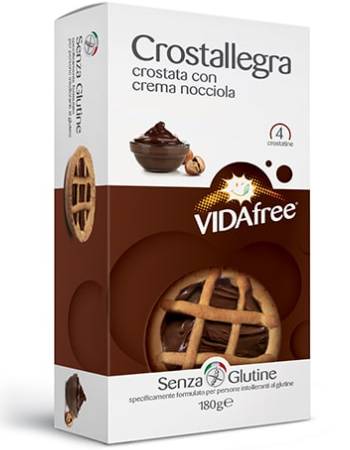 VIDAFREE CROSTALLEGRA HAZELNUT CREAM 180G