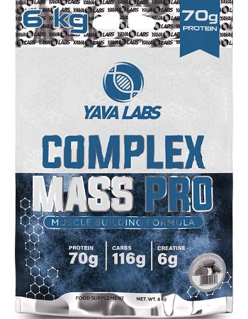 YAVA LABS COMPLEX MASS PRO COOKIES & CREAM 6KG