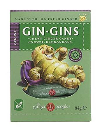 GIN GINS HARD GINGER CHEWY CANDY 84G
