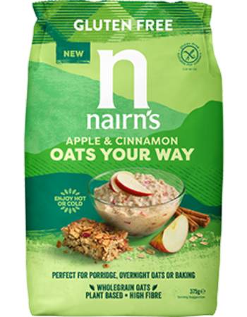 NAIRNS APPLE & CINNAMON OATS YOUR WAY 375G