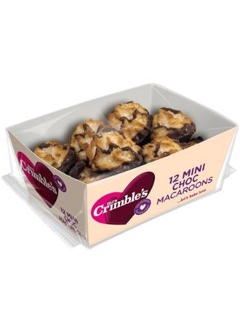 MRS CRIMBLES MINI CHOCOLATE MACAROONS 250G