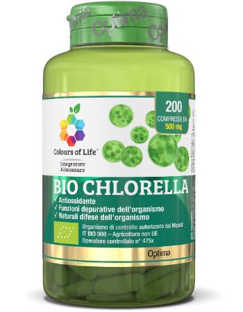 OPTIMA BIO CHLORELLA 500MG 200 TABLETS