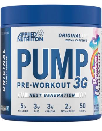 APPLIED NUTRITION PUMP PRE WORKOUT RAINBOW UNICORN  375G