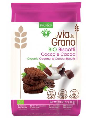 PROBIOS BIO BISCOTTI COCCO E CACAO 300G