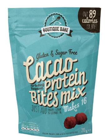 BOUTIQUE BAKE COCOA PROTEIN BITES MIX 215G