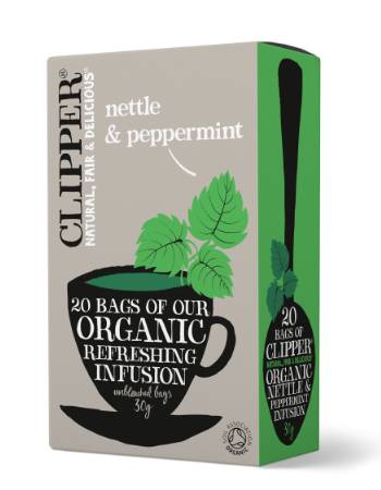 CLIPPER TEA NETTLE AND PEPERMINT 20 BAGS