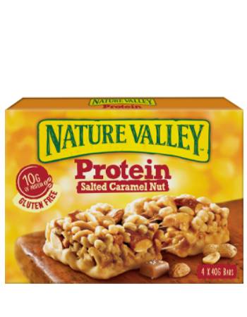 NATURE VALLEY PROTEIN SALTED CARAMEL (4 X 40G)