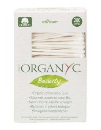 ORGANYC BEAUTY COTTON SWABS X200