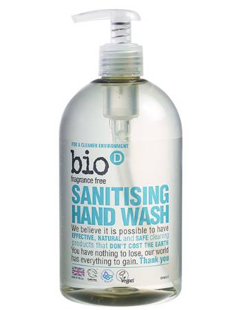 BIO SANITISING HAND FRAGRANCE FREE 500ML