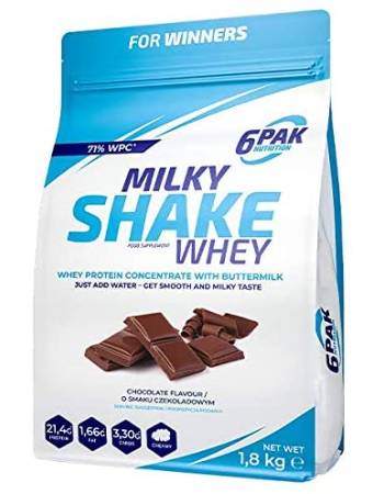 6PAK MILKY SHAKE WHEY CHOCOLATE 1800G