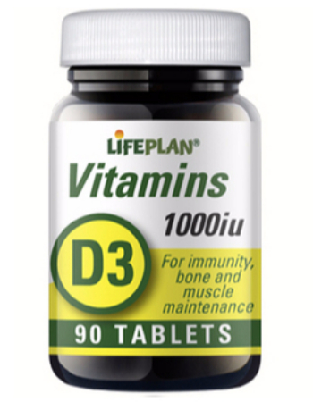 LIFEPLAN VITAMIN D 1000IU 90TABS