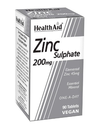 HEALTH AID ZINC SULPHATE 200MG