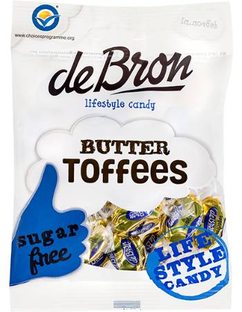 DEBRON SUGAR FREE BUTTER TOFFEES 70G