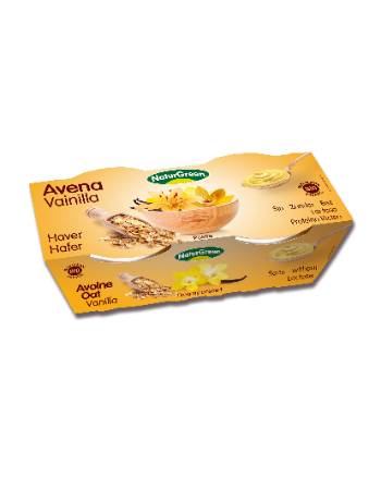 NATUR GREEN OAT VANILLA DESSERT  2 X 125G