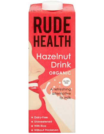 RUDE HEALTH ORGANIC HAZELNUT DRINK 1L