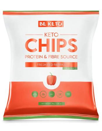 BE KETO PROTEIN CHIPS PAPRIKA 30G