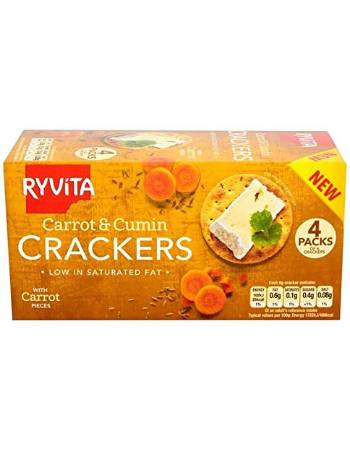 RYVITA CARROT & CUMIN CRACKERS 150G