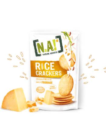 NA RICE CRACKERS CHEESE 70G