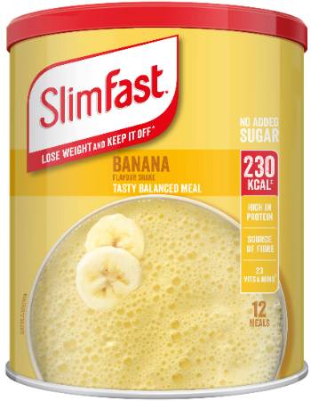 SLIMFAST BANANA POWDER SHAKE 438G