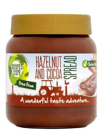 NATURES STORE HAZELNUT & COCOA SPREAD 350G