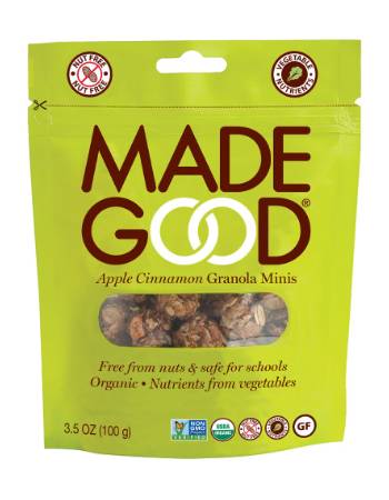 MADE GOOD APPLE & CINNAMON MUESLI MINIS 100G