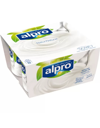 ALPRO SOYA NATURAL YOGHURT 4X125G