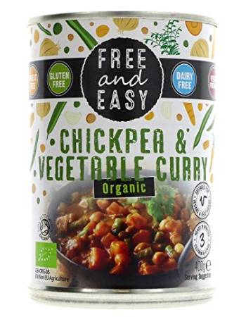 FREE & EASY CHICKPEA & VEGETABLE CURRY 400G
