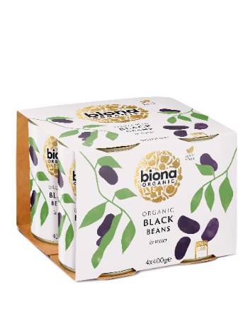 BIONA BLACK BEANS 4 PACK