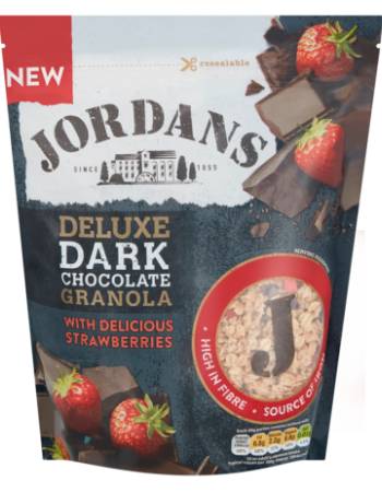 JORDANS DARK CHOCOLATE & STRAWBERRY GRANOLA 550G