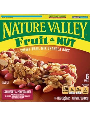 NATURE VALLEY FRUIT AND NUT CRANBERRY 120G