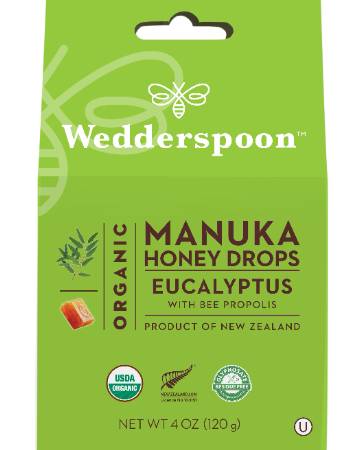 WEDDERSPOON MANUKA HONEY DROPS EUCALYPTUS