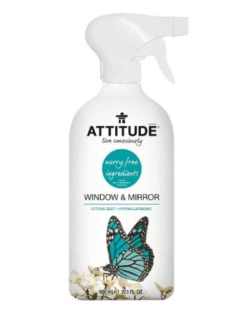 ATTITUDE WINDOW & MIRROR CLEANER 800ML