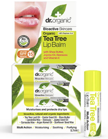 DR ORGANIC TEA TREE LIP BALM 5.7ML