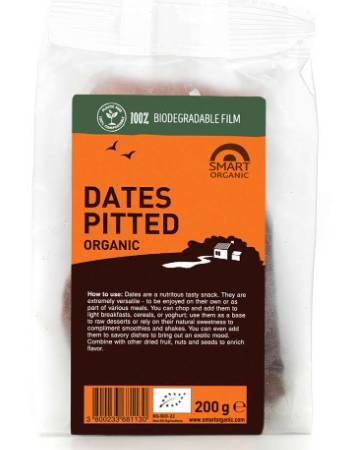 DRAGON ORGANIC PITTED DATES 200G