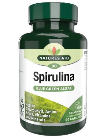 NATURES AID ORGANIC SPIRULINA | 90 CAPSULES
