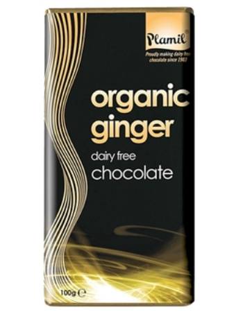 PLAMIL CHOCOLATE  WITH GINGER 100GR