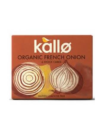 KALLO ORGANIC FRENCH ONION STOCK CUBE 66G