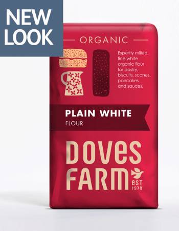 DOVES FARM ORGANIC PLAIN WHITE FLOUR 1KG