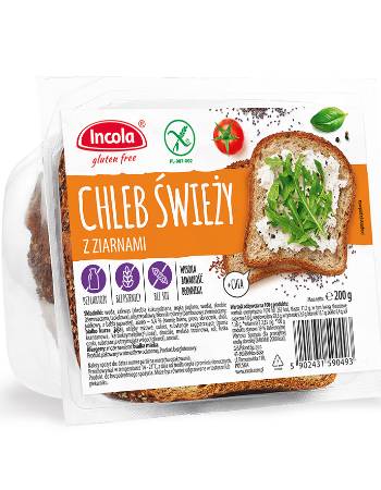 INCOLA FRESH BREAD WITH CHIA SEEDS 350G