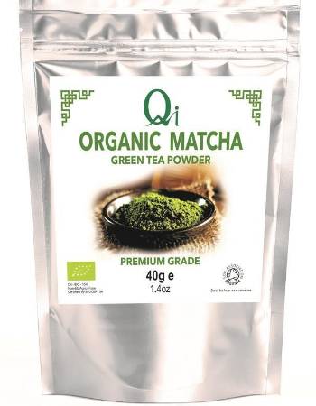QI ORGANIC MATCHA GREEN TEA POWDER 40G