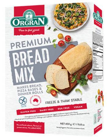 ORGRAN PREMIUM BREAD MIX 450G