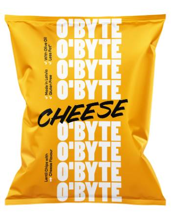 O BYTE LENTIL CHIPS WITH CHEESE 70G