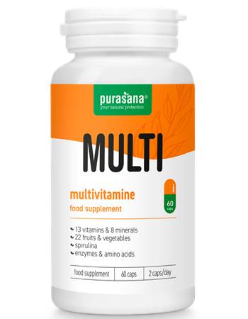 PURASANA MULTI VITAMINS AND MINERALS | 60 VEGGIE CAPSULES