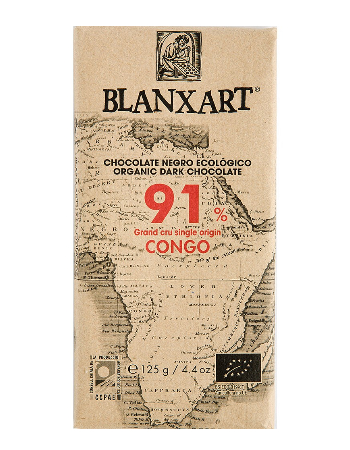 BLANXART 91% CONGO DARK CHOCOLATE 100G
