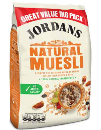 JORDANS NATURAL MUESLI 1KG