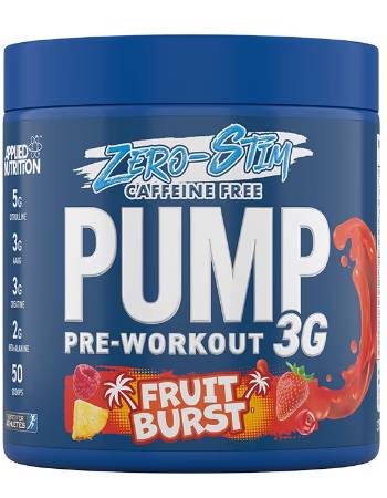 APPLIED NUTRITION PUMP STIMULANT FREE FRUIT BURST 375G