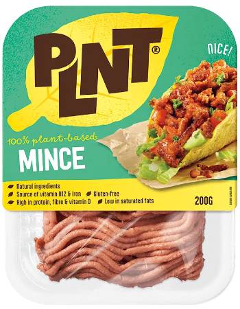 PLNT 100% PLANT BASED MINCE 200G